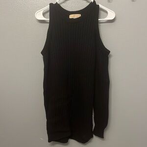 MICHAEL Michael Kors Women’s Gently Used Cold Shoulder Sweater Black Size Small